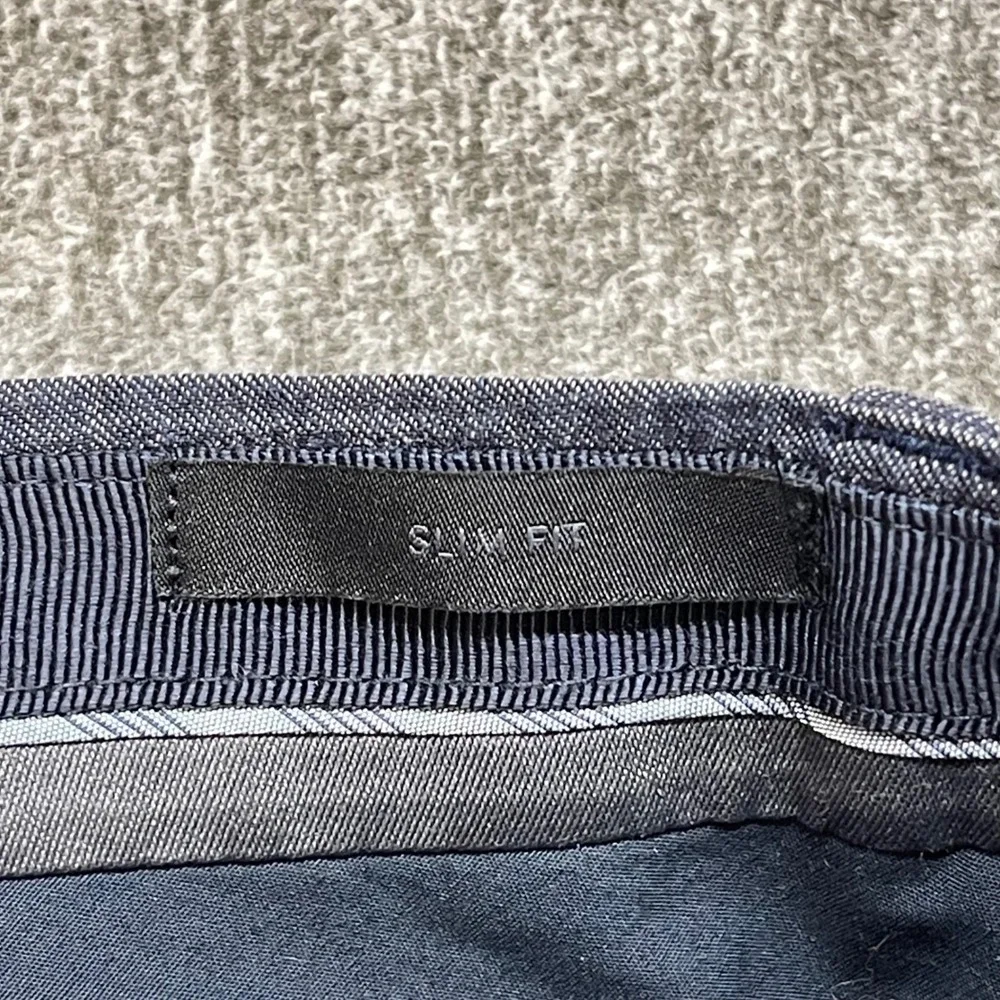 BANANA REPUBLIC Marlane Slim Fit Flat Front Dress Pants Mens 32x32 Wool Blend‎